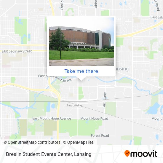 Breslin Student Events Center map