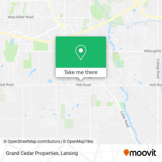 Grand Cedar Properties map