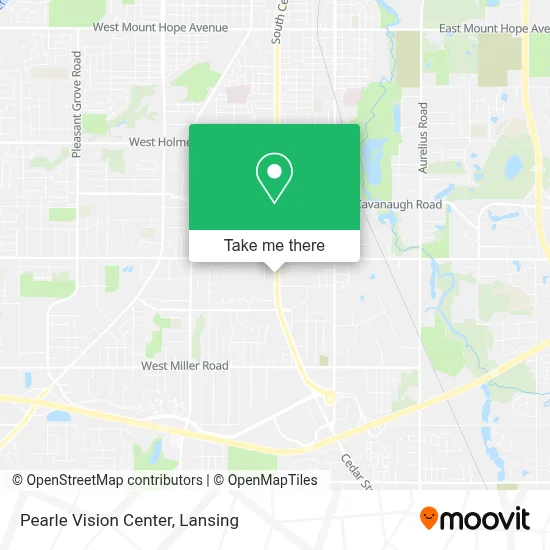 Pearle Vision Center map