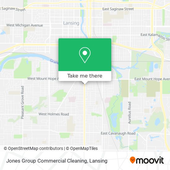 Mapa de Jones Group Commercial Cleaning