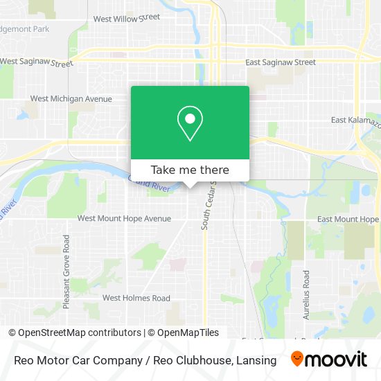 Mapa de Reo Motor Car Company / Reo Clubhouse