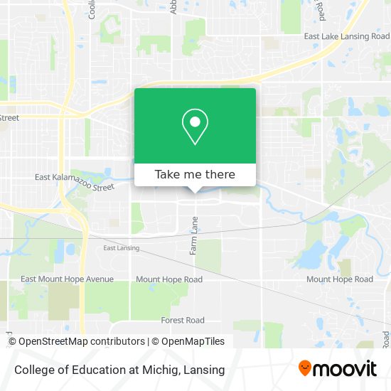 College of Education at Michig map