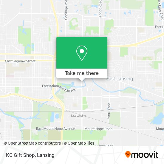 KC Gift Shop map