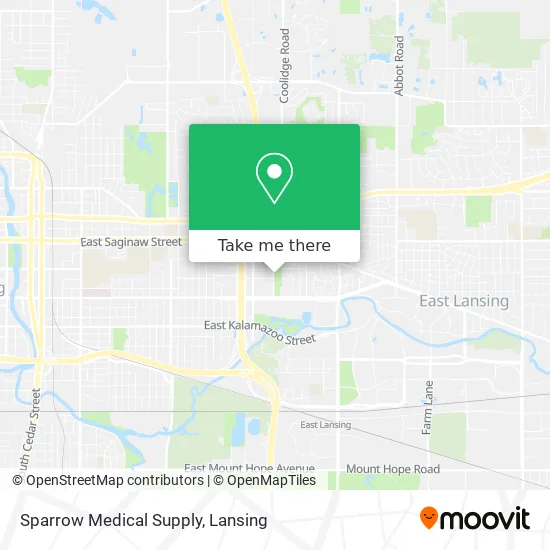 Sparrow Medical Supply map