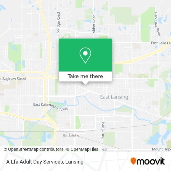 A Lfa Adult Day Services map