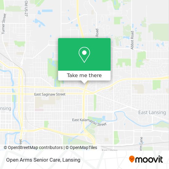 Open Arms Senior Care map