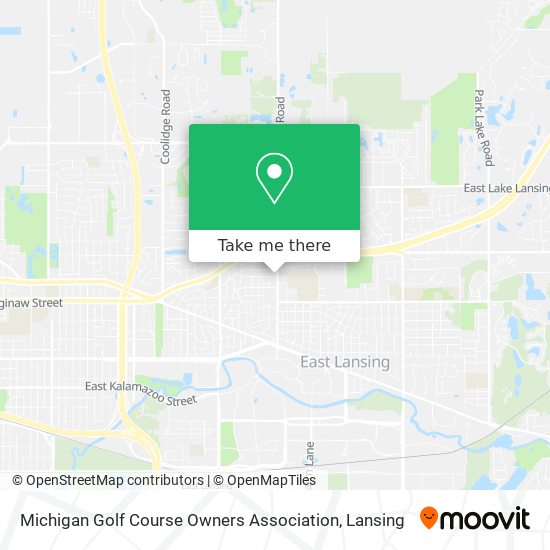 Mapa de Michigan Golf Course Owners Association