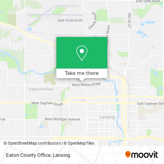 Eaton County Office map