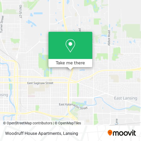 Woodruff House Apartments map