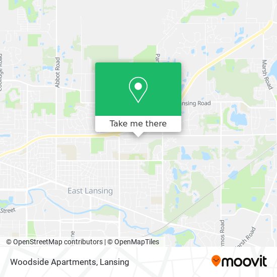 Woodside Apartments map