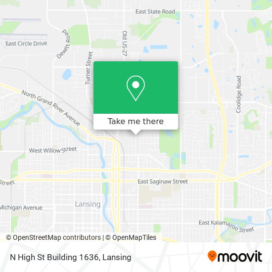 Mapa de N High St Building 1636