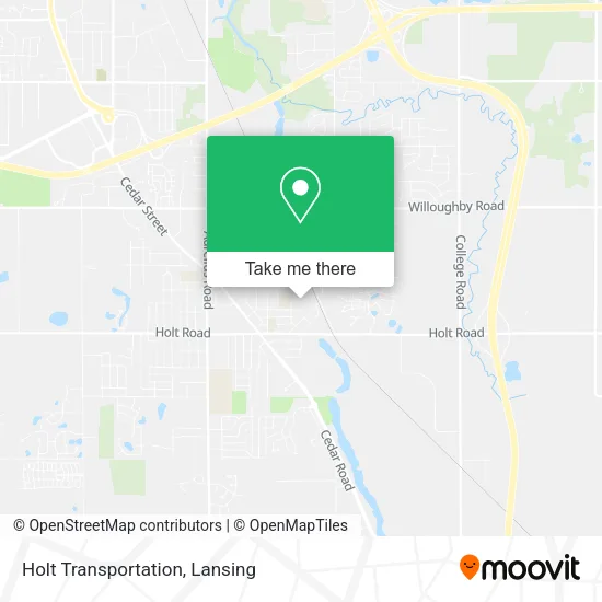 Holt Transportation map