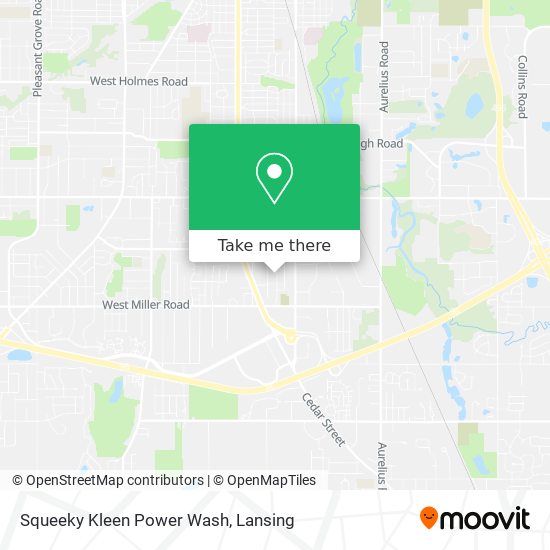 Squeeky Kleen Power Wash map