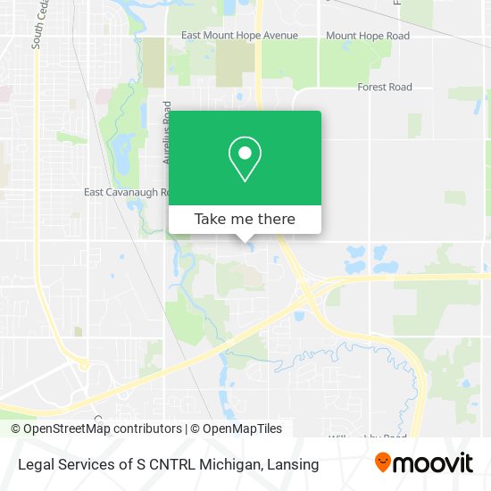 Mapa de Legal Services of S CNTRL Michigan