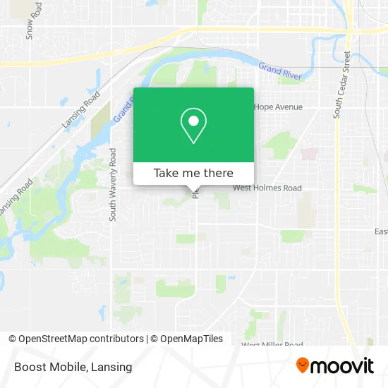 Boost Mobile map