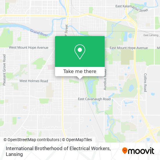 International Brotherhood of Electrical Workers map