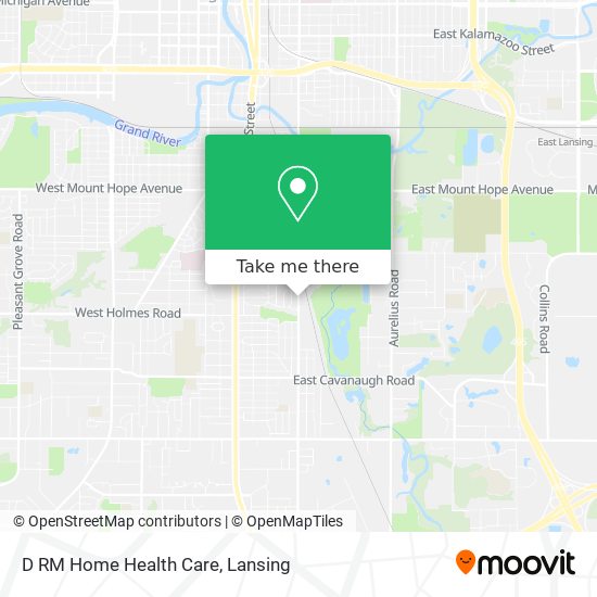 D RM Home Health Care map