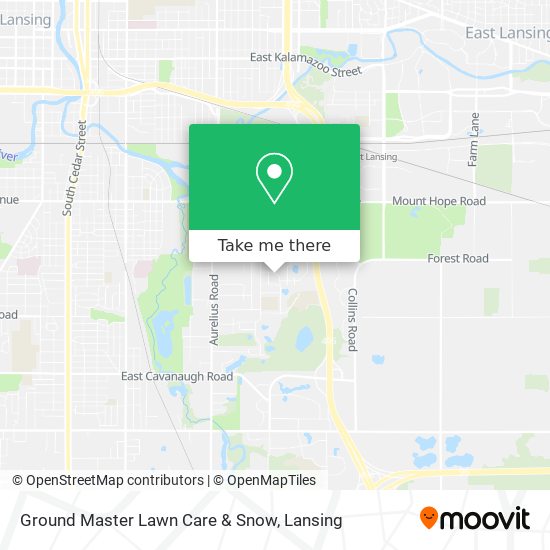 Ground Master Lawn Care & Snow map