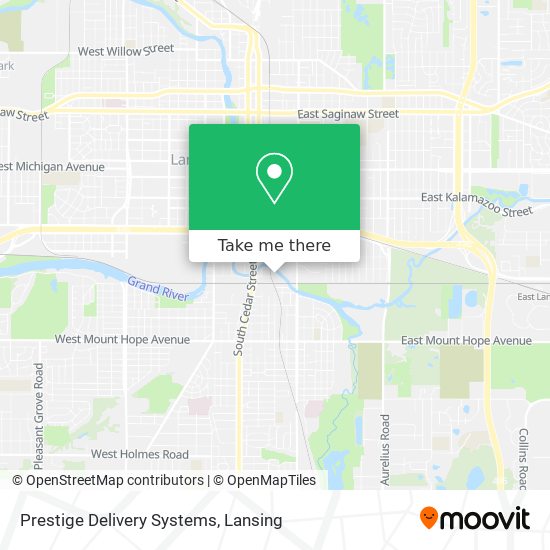 Prestige Delivery Systems map