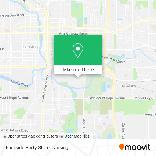 Eastside Party Store map