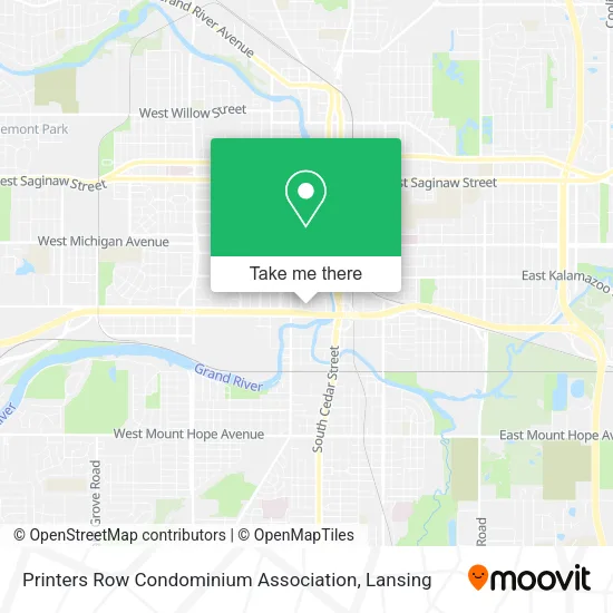 Printers Row Condominium Association map