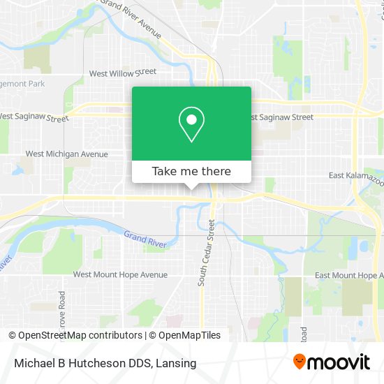 Michael B Hutcheson DDS map