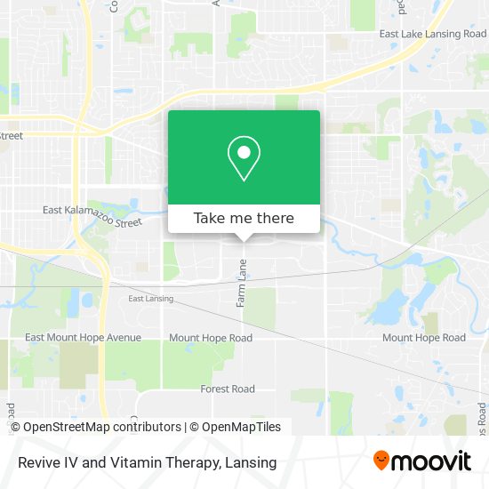 Revive IV and Vitamin Therapy map