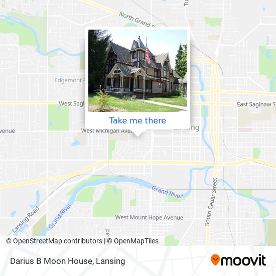 Darius B Moon House map