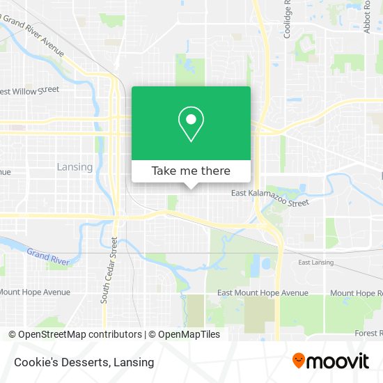 Cookie's Desserts map