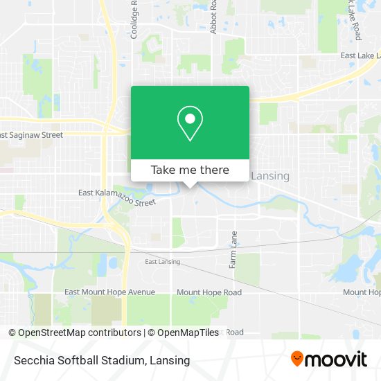 Secchia Softball Stadium map