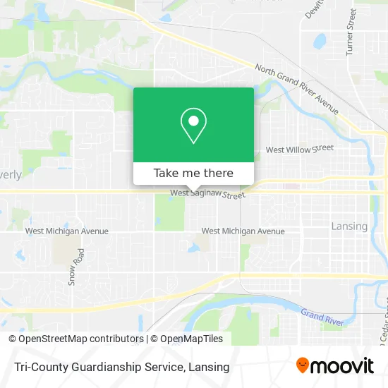 Tri-County Guardianship Service map