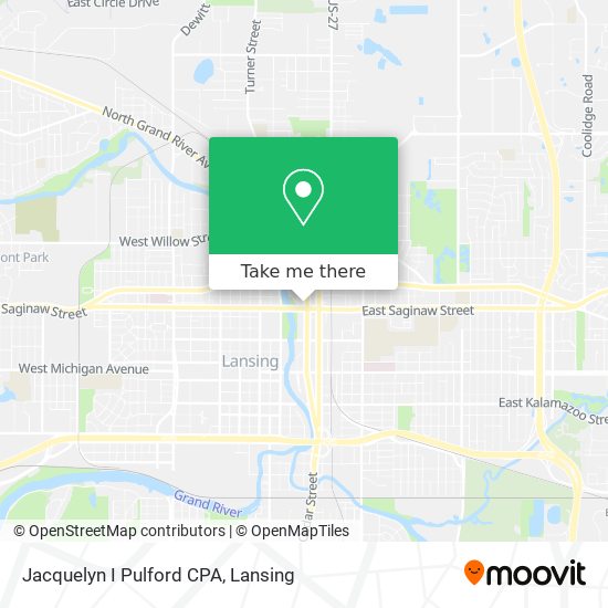 Jacquelyn I Pulford CPA map