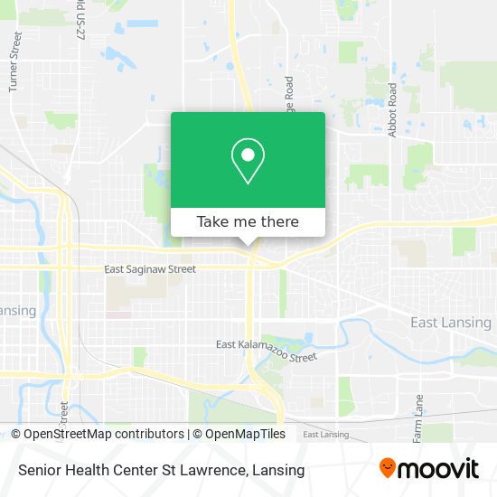 Senior Health Center St Lawrence map