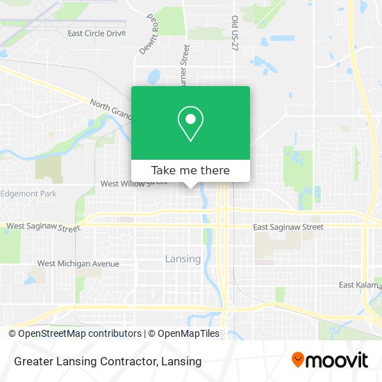 Greater Lansing Contractor map