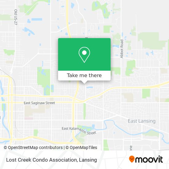 Lost Creek Condo Association map