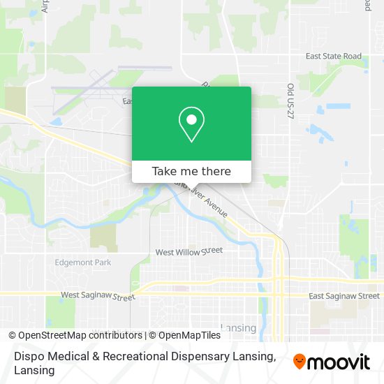 Dispo Medical & Recreational Dispensary Lansing map