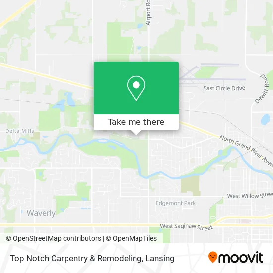 Top Notch Carpentry & Remodeling map