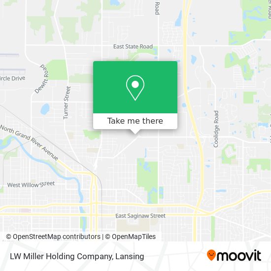 Mapa de LW Miller Holding Company