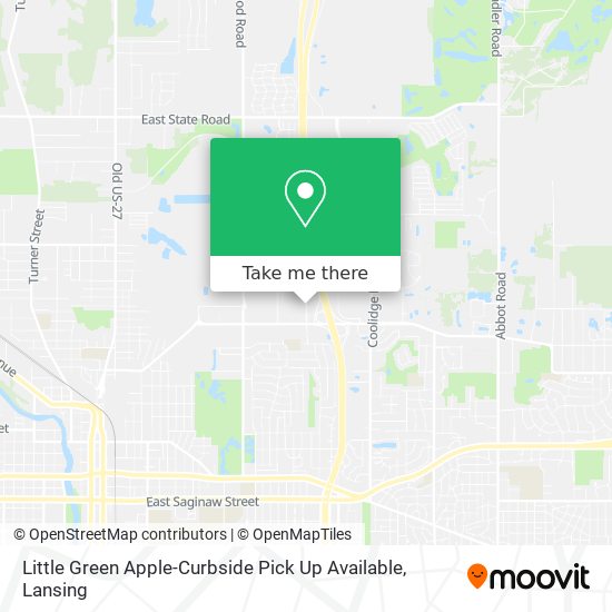 Little Green Apple-Curbside Pick Up Available map