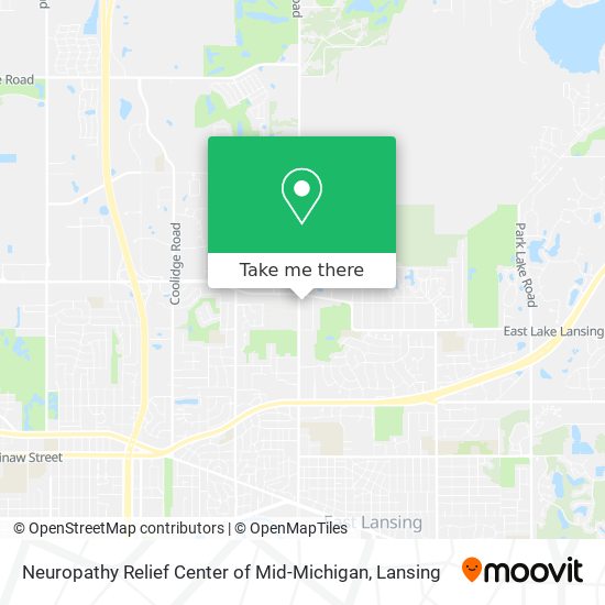 Neuropathy Relief Center of Mid-Michigan map