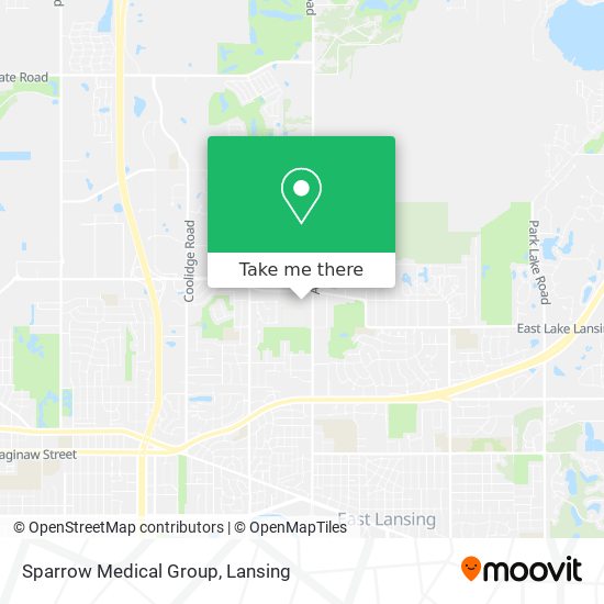 Sparrow Medical Group map