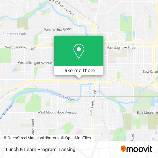 Lunch & Learn Program map