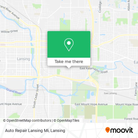 Mapa de Auto Repair Lansing Mi