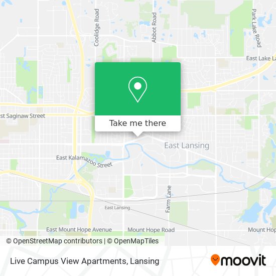 Live Campus View Apartments map