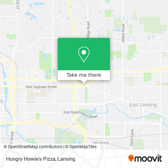 Mapa de Hungry Howie's Pizza