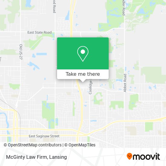 McGinty Law Firm map