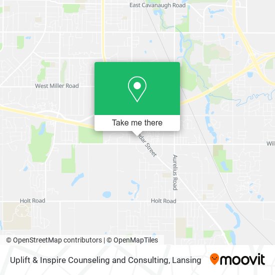 Mapa de Uplift & Inspire Counseling and Consulting