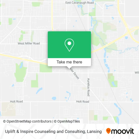 Uplift & Inspire Counseling and Consulting map