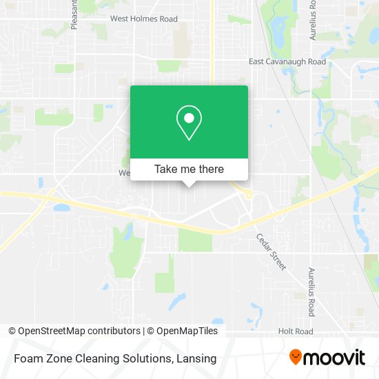 Foam Zone Cleaning Solutions map