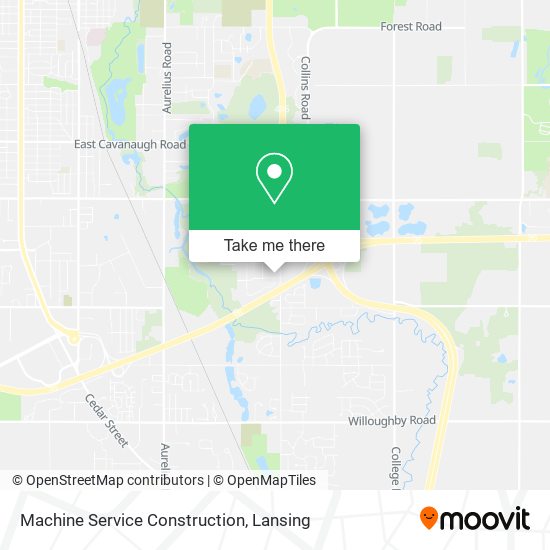 Machine Service Construction map